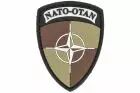 PVC patch - NATO Shield - Desert