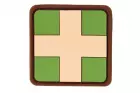 Red Cross Rubber Patch Multicam JTG