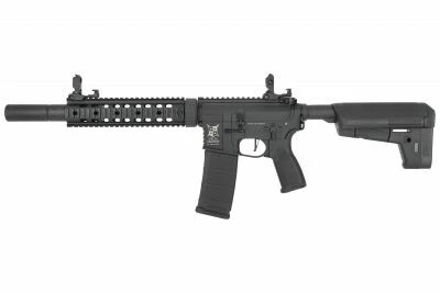 AR15 SilentOps Charlie DELTA ARMORY noir gauche
