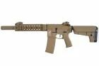 AR15 SilentOps Charlie DELTA ARMORY Tan gauche