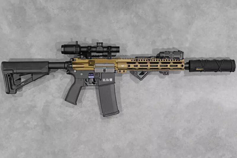 Réplique AR15 Assaut Chaos bronze Ragnarok Aster SE custom