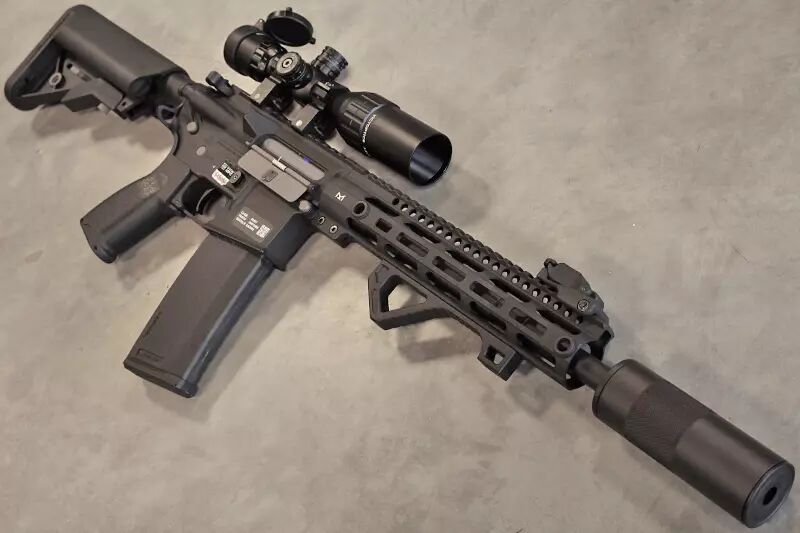 Réplique AR15 Double config Black Titan custom