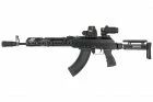 Custom AKM Tokyo Marui GBBR Hard Kick Canon Gauche