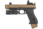 Custom Glock Bronze Canon Gauche