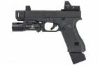 Custom Glock 45 Noir Canon Gauche