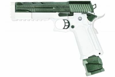 Custom Hi-Capa 5.1 Charcoal / White Cerakote Canon Gauche