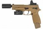 Custom Sig Sauer M17 P320 PROFORCE FDE Canon Gauche
