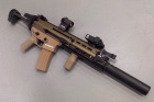 Réplique FN MK16 SCAR-L Desert M-LOK WE GBBR Custom