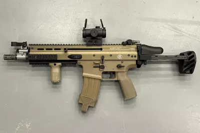 Rplique FN MK16 SCAR-L Desert WE GBBR Custom