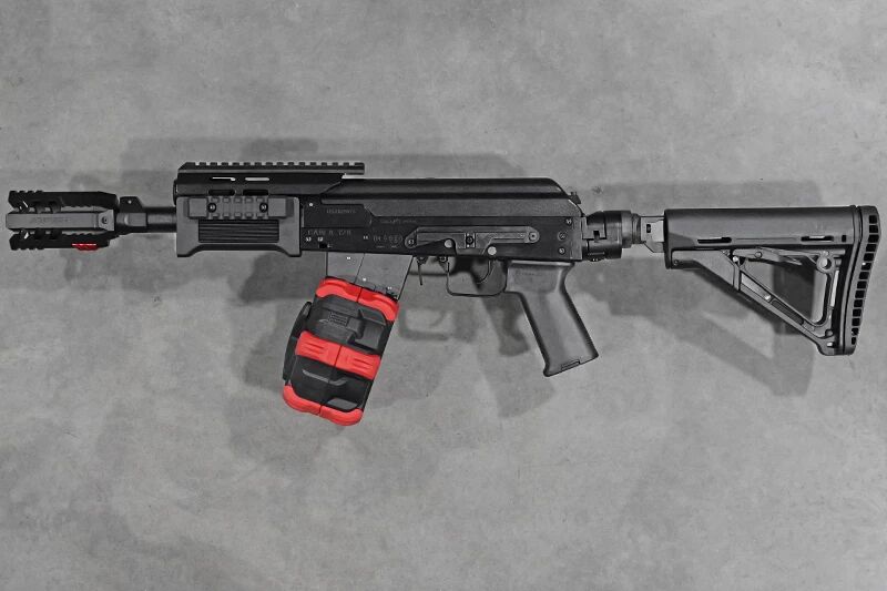 Rplique fusil  pompe SAIGA 12 SBS DRUM Slim Gaz Tokyo Marui Custom