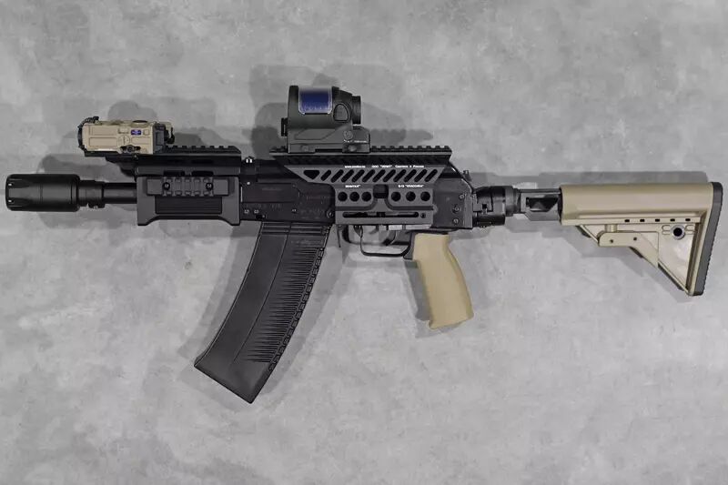 Rplique fusil  pompe SAIGA 12 SBS PTS Tokyo Marui Gaz Custom