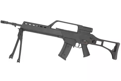 Carabine HK G36 C billes 6mm électrique full auto 0,5J + billes + batterie  + porte cible + cibles - Fusils d'assaut (10317216)