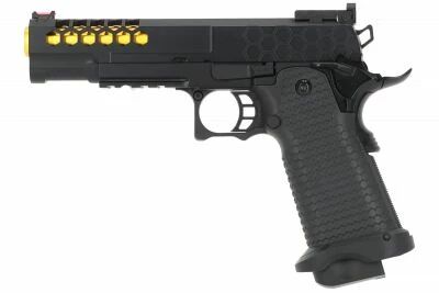 Rplique GBB hi-capa 5.1 noir/Gold Golden Eagle