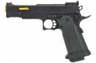 Réplique GBB hi-capa 5.1 noir/Gold Golden Eagle