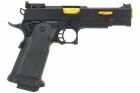 Réplique GBB hi-capa 5.1 noir/Gold Golden Eagle