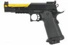 Réplique GBB hi-capa 5.1 noir/Gold Golden Eagle