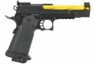 Réplique GBB hi-capa 5.1 noir/Gold Golden Eagle