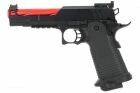 Réplique GBB hi-capa 5.1 Noir/Rouge Golden Eagle