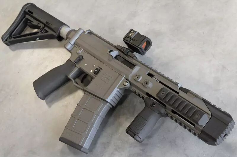 Réplique GHK G5 GBBR CQB Tungsten Cerakote Custom