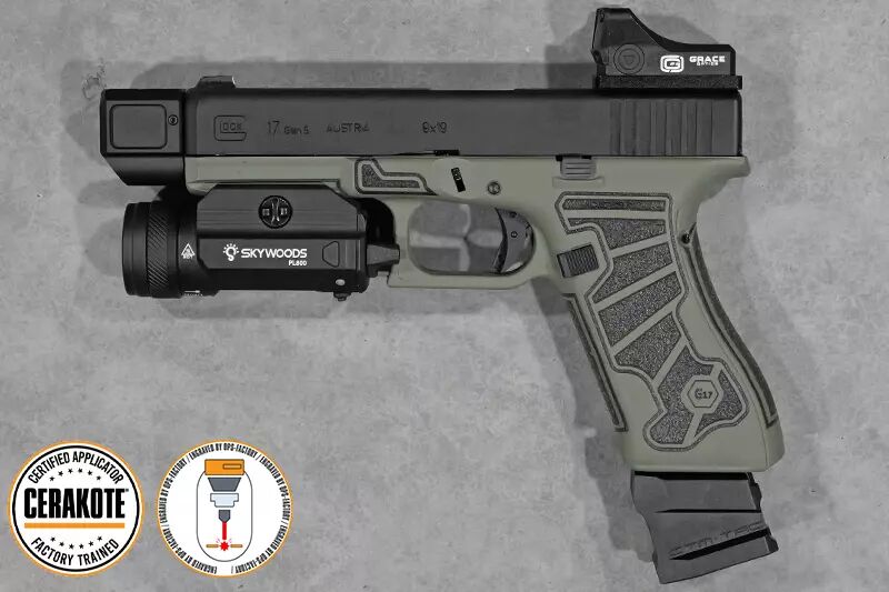 Rplique Glock 17 Gen5 VFC / UMAREX Gaz Cerakote 02 Custom 