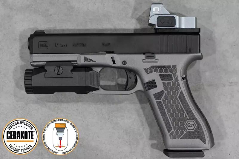Rplique Glock 17 Gen5 VFC / UMAREX Gaz Tungstene Cerakote 03 Custom
