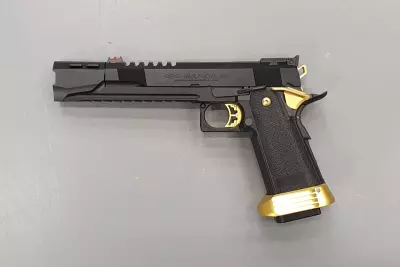 Rplique Hi-Capa 5.1 Gold Match Tokyo Marui Compensateur Custom
