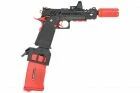 Hi-Capa 5.1 Noir Rouge Canon Droite