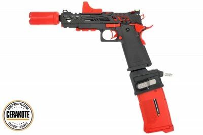 Rplique Hi-Capa 5.1 Noir Rouge Tokyo Marui Speed Cerakote Custom