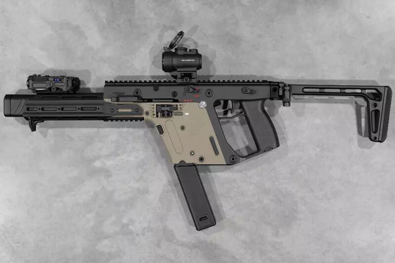 Réplique Kriss Vector GBBR Krytac Bi-ton Custom