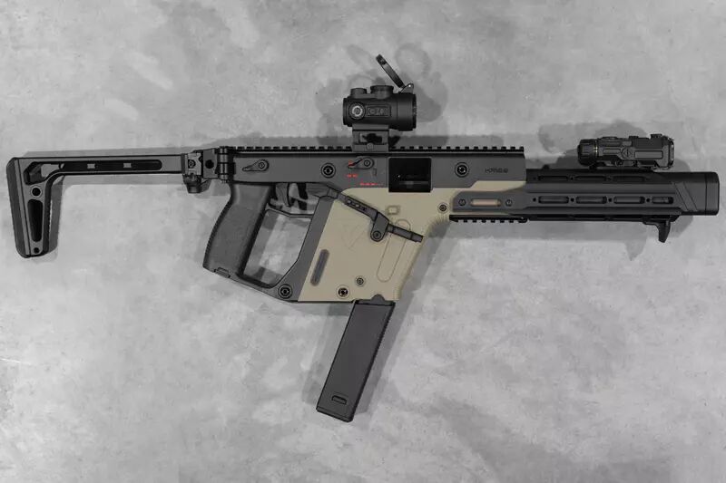 Réplique Kriss Vector GBBR Krytac Bi-ton Custom