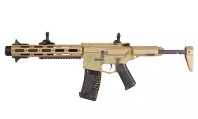 Rplique d\'airsoft M4 Amoeba Honey Badger Tan AEG