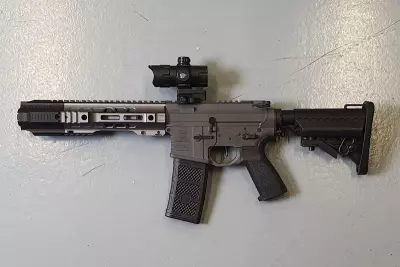 Rplique M4 EMG Salient Arms CQB Gray DSG Custom