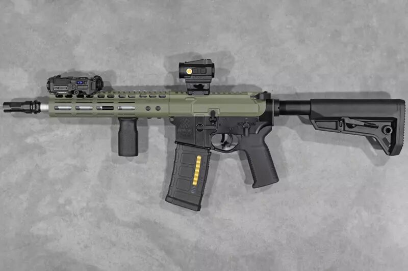 Réplique M4 G101 NOVESKE Noir/OD Magpul Cerakote Double Eagle GBBR Custom