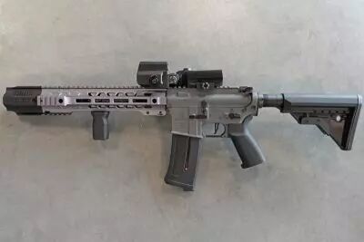 Rplique M4 SBR Salient Arms Grey Titan Custom