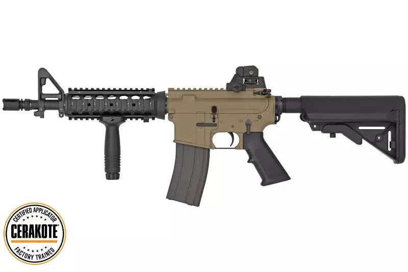 Rplique M4A1 MWS CQBR BLOCK 1 (ZET System) Tokyo Marui GBBR FDE Cerakote