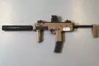 Réplique MP7A1 GBBR Tan Tokyo Marui Upgrade Custom