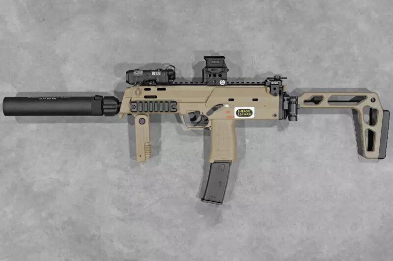 Rplique MP7A1 GBBR Tokyo Marui Gaz RIS Custom