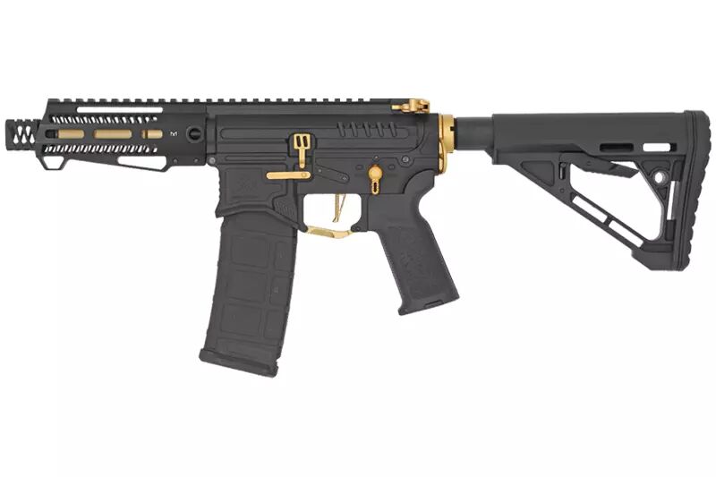 Rplique R15 mod 1 Zion Arms noire et or garde main court
