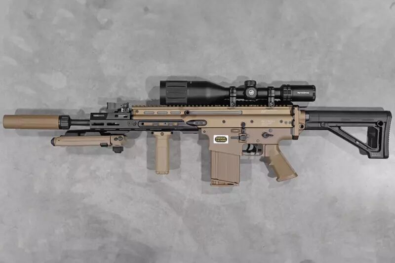Rplique SCAR H Tokyo Marui DMR Bi-ton Magpul Custom