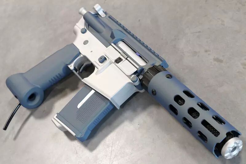 Réplique Speed CQB Blue/Alu Cerakote HPA Custom