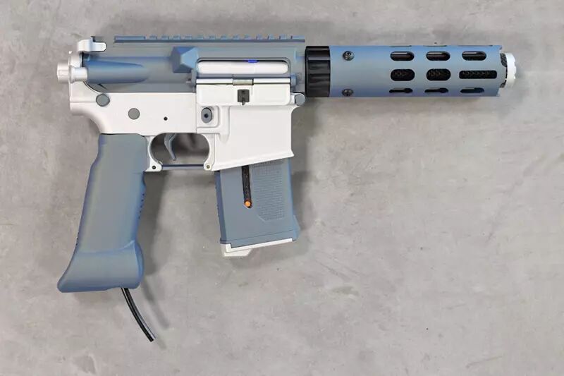 Réplique Speed CQB Blue/Alu Cerakote HPA Custom