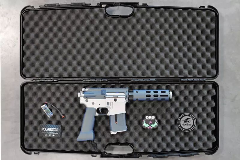 Réplique Speed CQB Blue/Alu Cerakote HPA Custom