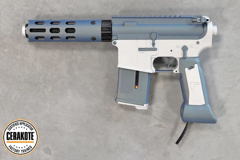 Réplique Speed CQB Blue/Alu Cerakote HPA Custom