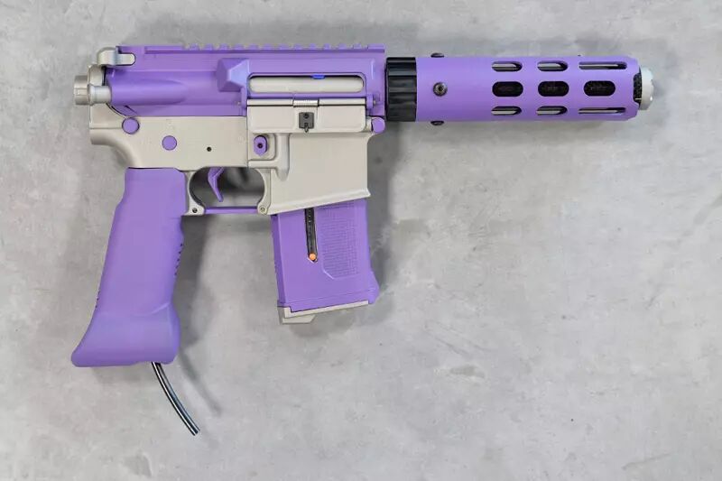 Réplique Speed CQB Purple/Titane Cerakote HPA Custom