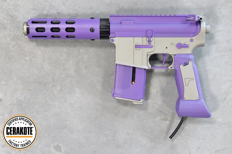 Réplique Speed CQB Purple/Titane Cerakote HPA Custom