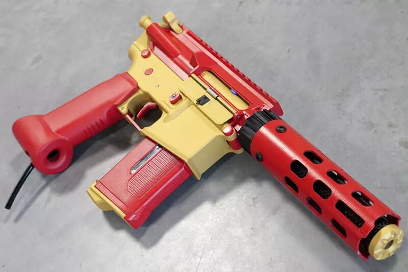 Réplique Speed CQB Red/Gold Cerakote HPA Custom