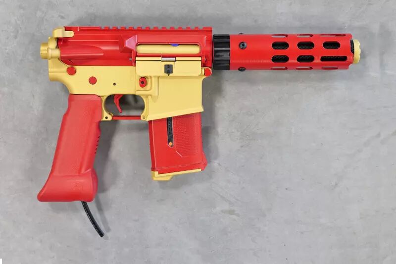 Réplique Speed CQB Red/Gold Cerakote HPA Custom