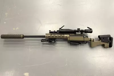  Rplique Striker AST-01 Tan M-lok Carbon HPA Wolverine Custom