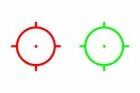 R&eacute;ticule point rouge-vert viseur XTO SPECNA ARMS