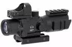 Rhino 4X32 Scope with Micro Red Dot Sight